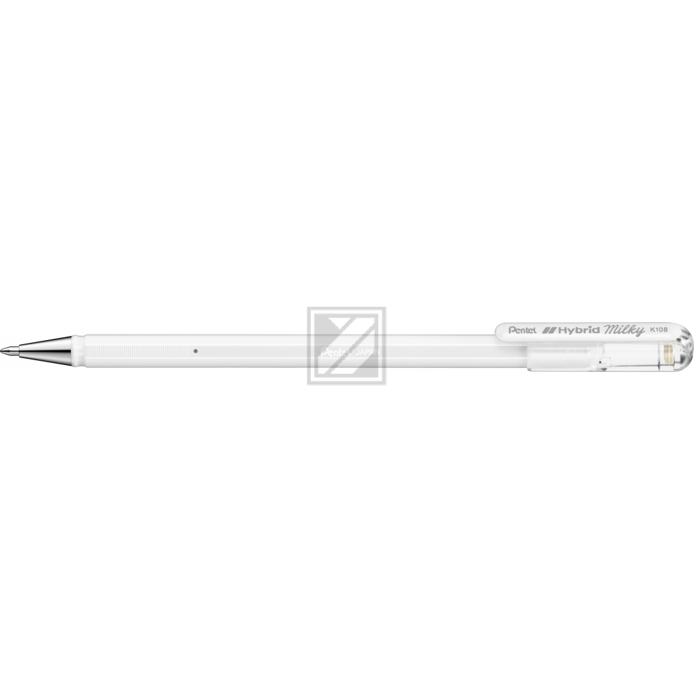 PENTEL Roller Hybrid Metal 0.8mm K108-PW weiss