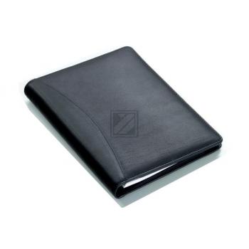 ALASSIO Schreibmappe 23x18x2,7cm 43004 Bormio schwarz