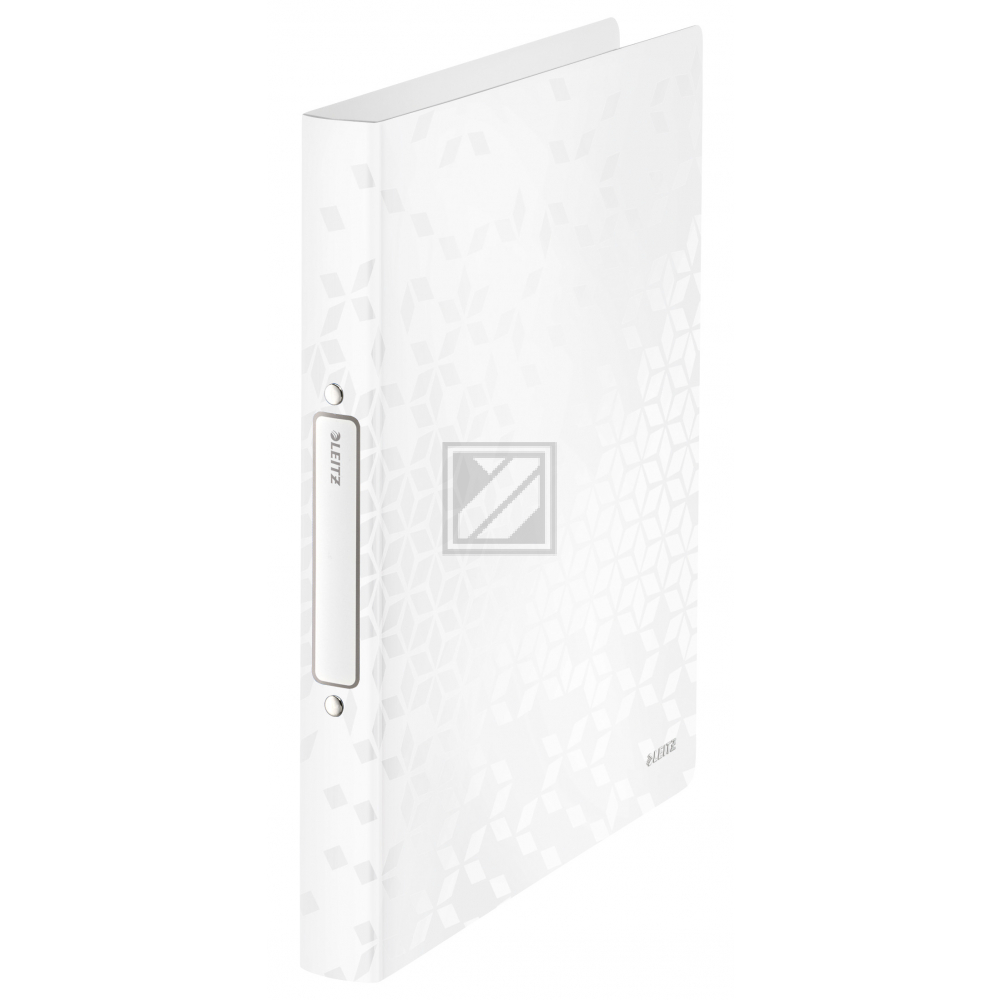 LEITZ Ringbuch WOW PP A4 42570001 weiss 25mm