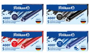 Pelikan Tintenpatronen 4001 Gtp blau-schwarz Inh.5