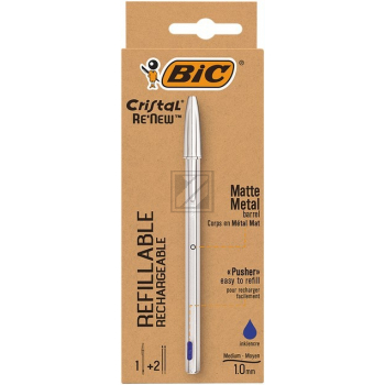 BIC Kugelschreiber Crystal 0.32mm 997202 blau / ReNew