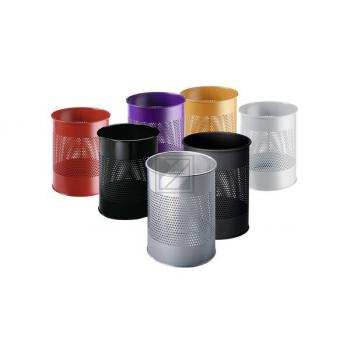 DURABLE Papierkorb rund 15L/P165mm 331001 schwarz, Stahl 315x260mm