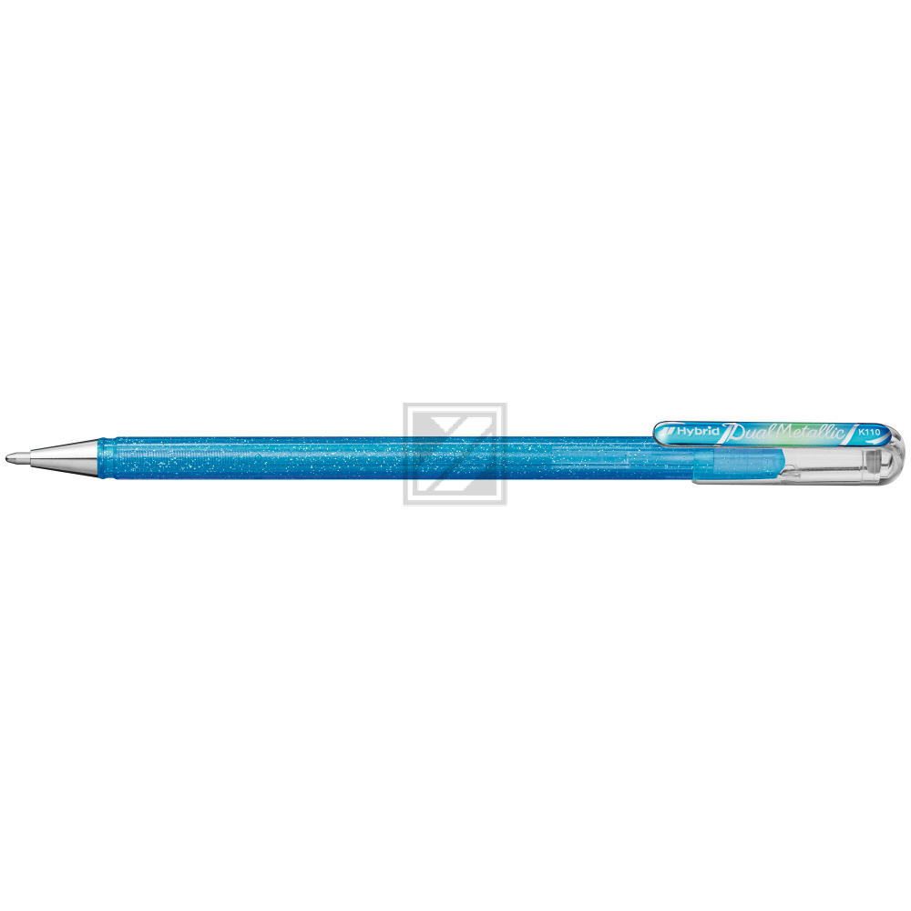 PENTEL Roller Hybrid Metal 1mm K110-DMNX graublau/blau/silber