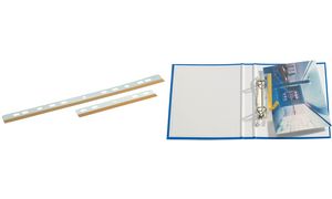 Durable Heftstreifen Filefix A4 farblos selbstklebend Inh.10
