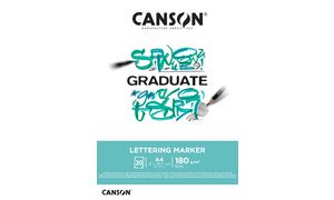CANSON Graduate Lettering Marker A3 31250P027 20 Blatt, weiss, 180g