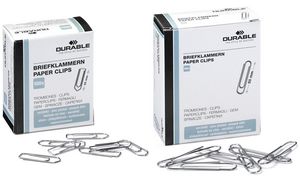 Durable Bueroklammer 26mm silber verzinkt 1000St. 120725 (120725)