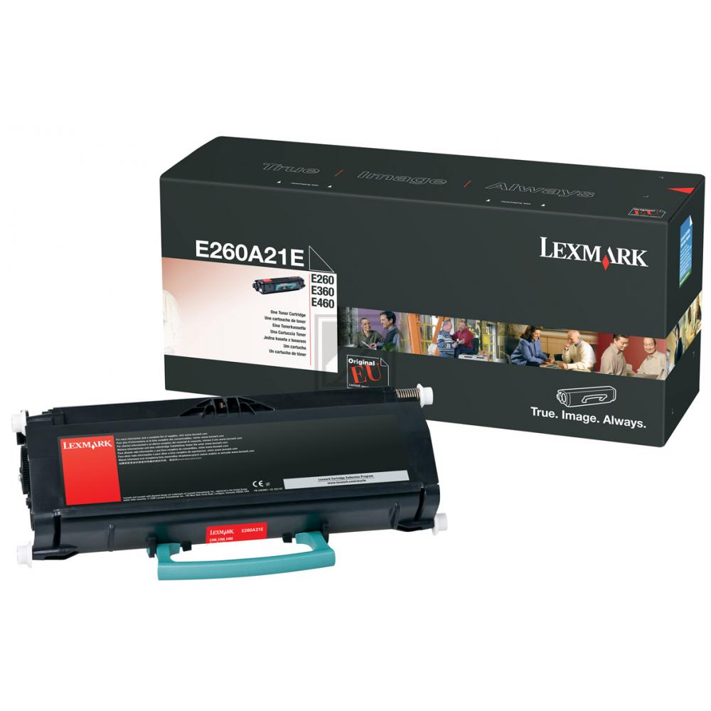 Lexmark Toner-Kartusche schwarz (E260A21E)