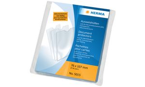 HERMA Ausweishülle, PP, 1-fach, 0,14 mm, Format: 95 x 135 mm