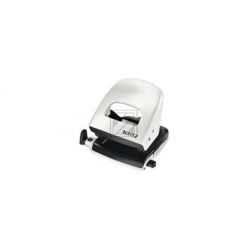 LEITZ Bürolocher Metall 2.5mm 50081001 perlweiss 25 Blatt