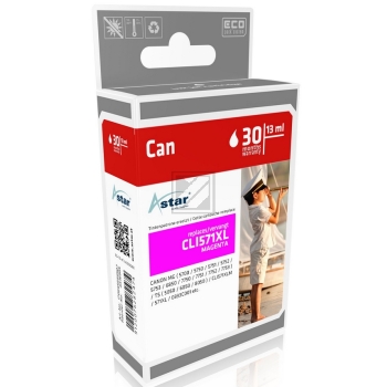 Astar Tintenpatrone magenta HC (AS16005) ersetzt CLI-571XLM