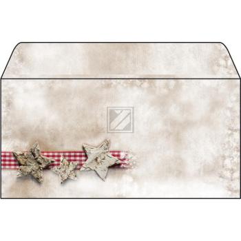SIGEL PC-Umschläge C6/5 DU049/W Winter Chalet 25 Stück