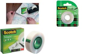 3M Scotch Klebeband 10m x 19mm transparent Klebeband