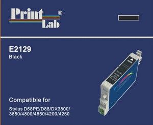 PrintLab Tintenpatrone schwarz (E2129) ersetzt T0611
