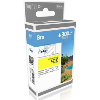 Astar Tintenpatrone gelb (AS15321) ersetzt LC-121Y