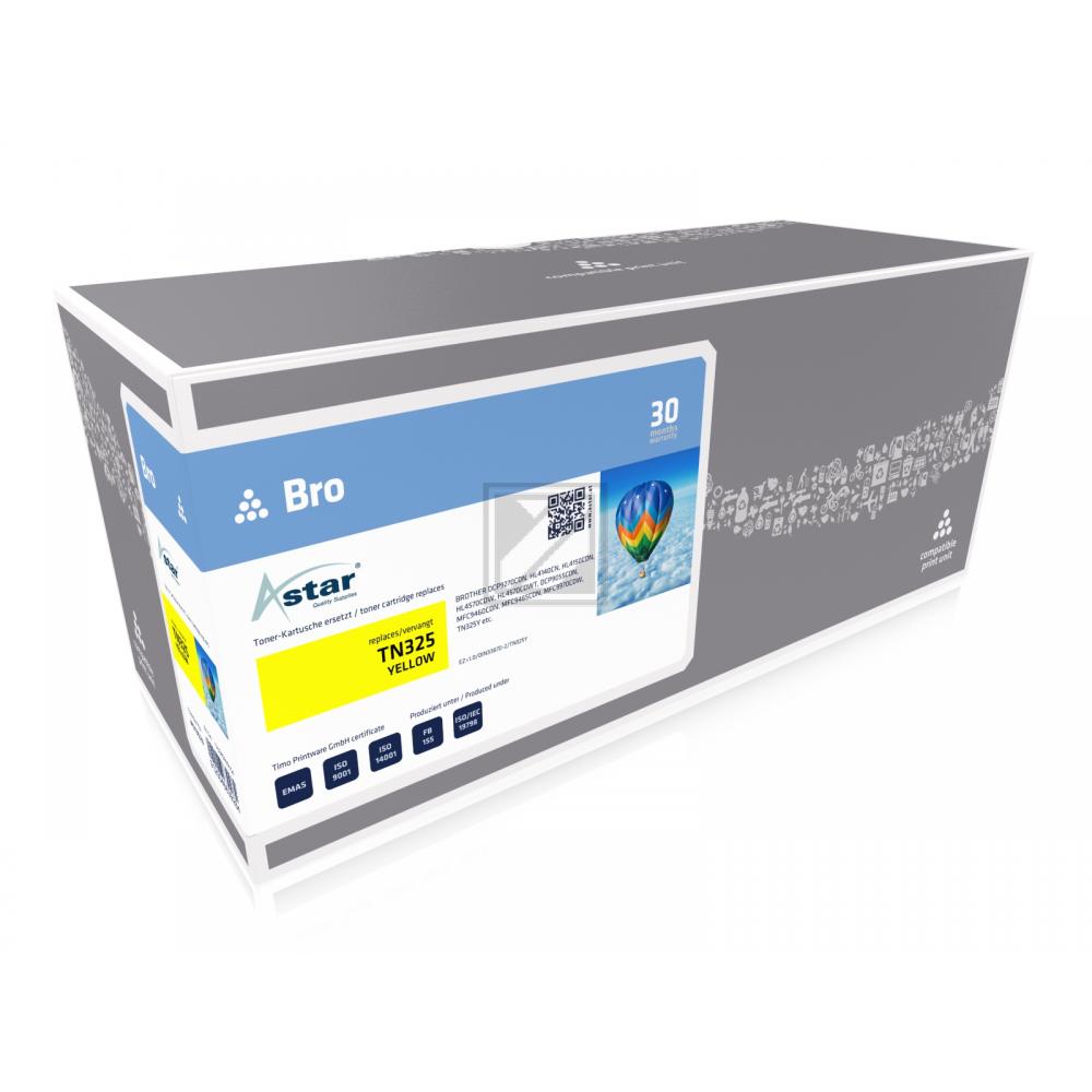 Astar Toner-Kit gelb HC (AS13523) ersetzt TN-325Y