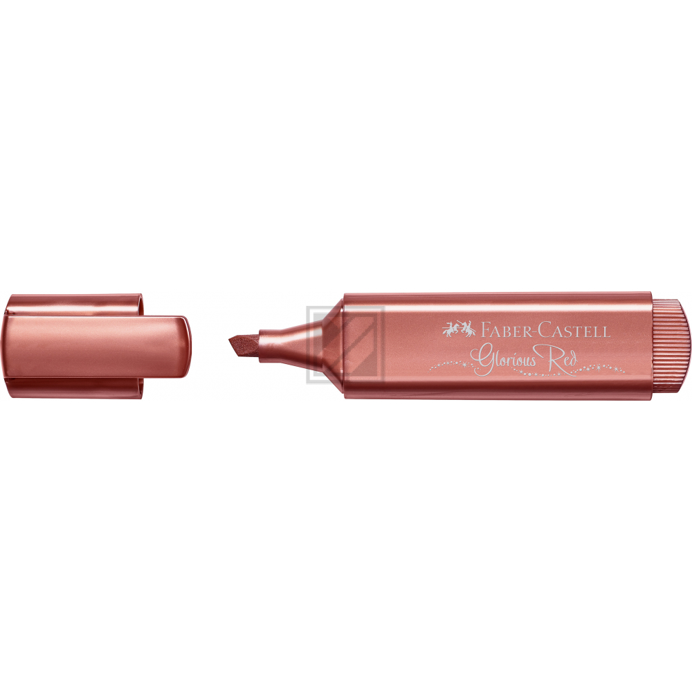 FABER-CA. Texmarker 46 Metallic 1.2-5mm 154673 glorious red