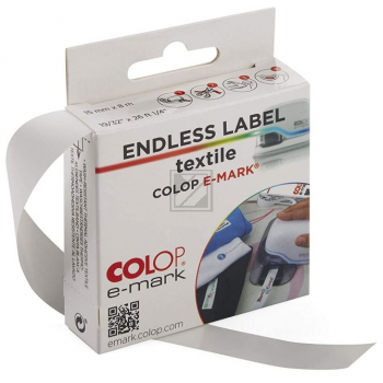 COLOP E-MARK ENDLOSETIKETTEN 155543 8m 14mm textil