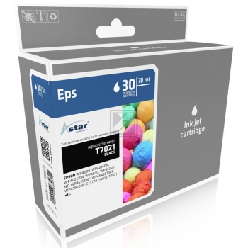Astar Tintenpatrone schwarz HC (AS15172) ersetzt T7021