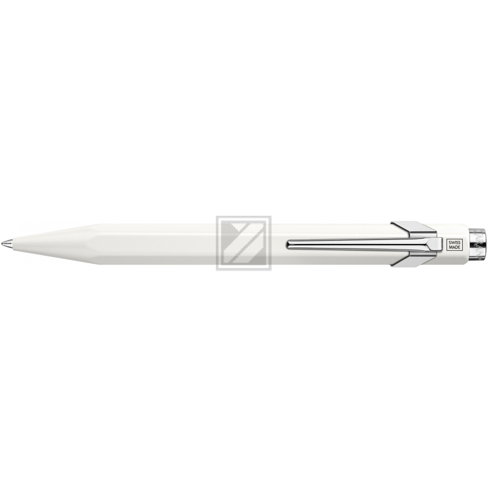 CARAN D'A Roller 849 0.7mm 846.502 weiss, mit Metalletui