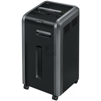 FELLOWES 225I AKTENVERNICHTER SCHWARZ 4623001 Streifenschnitt 5,8mm P2 22Blatt