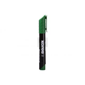 KORES Permanent Marker 3mm M20955 grün/Keilspitze