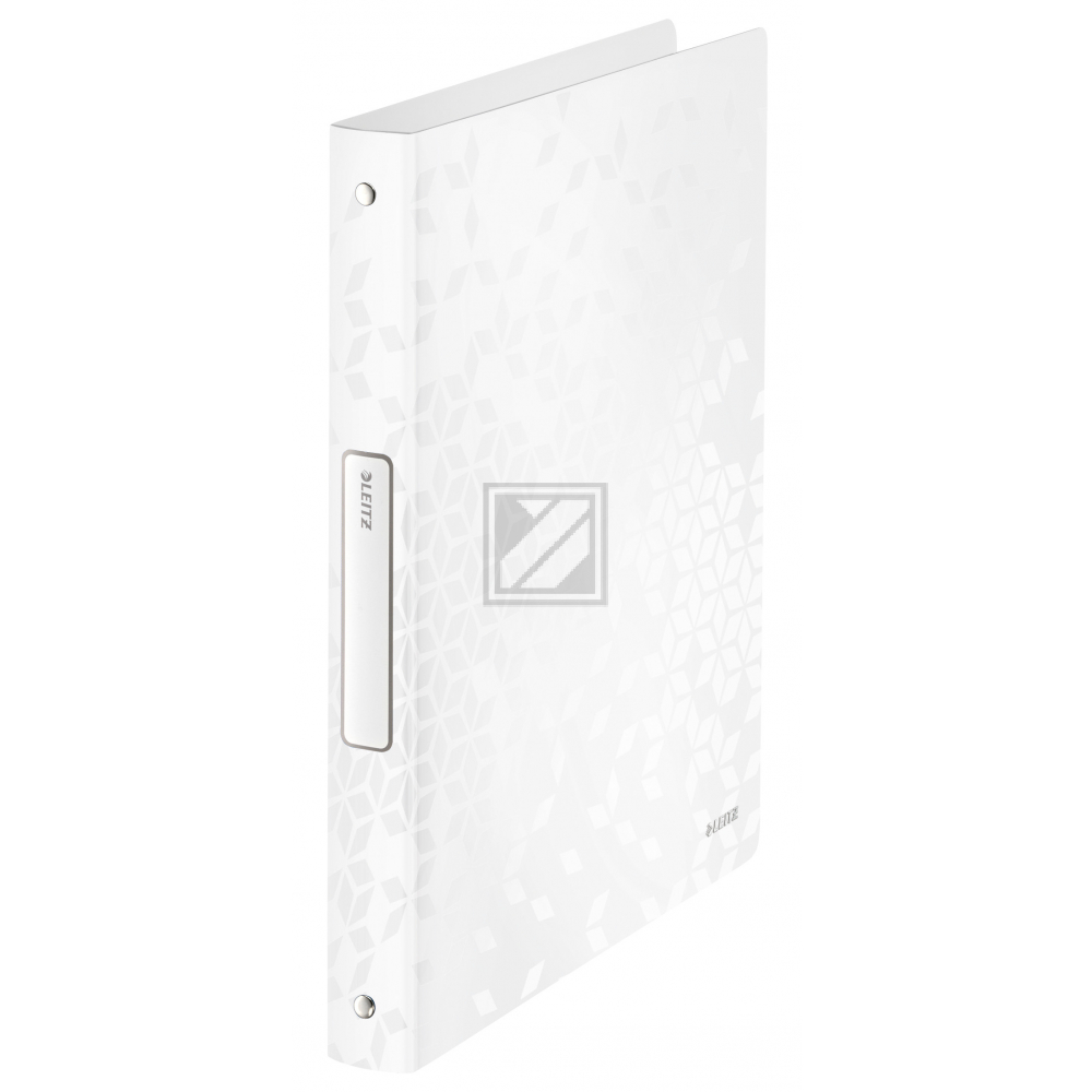 LEITZ Ringbuch WOW PP A4 42580001 weiss 25mm