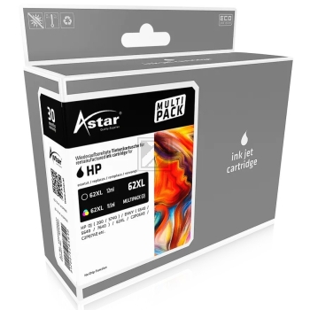 Astar Tintendruckkopf cyan/magenta/gelb, schwarz HC (AS42062) ersetzt 62XL