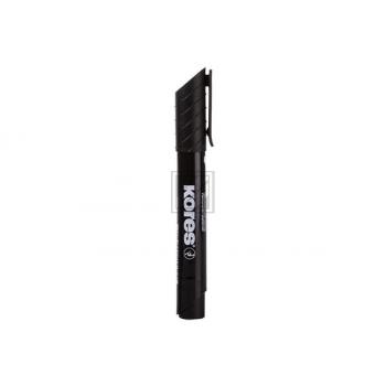 KORES Permanent Marker 3mm M20950 schwarz/Keilspitze