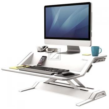 Fellowes Schreibtisch Sitz-Steh Workstation weiß (0009901)