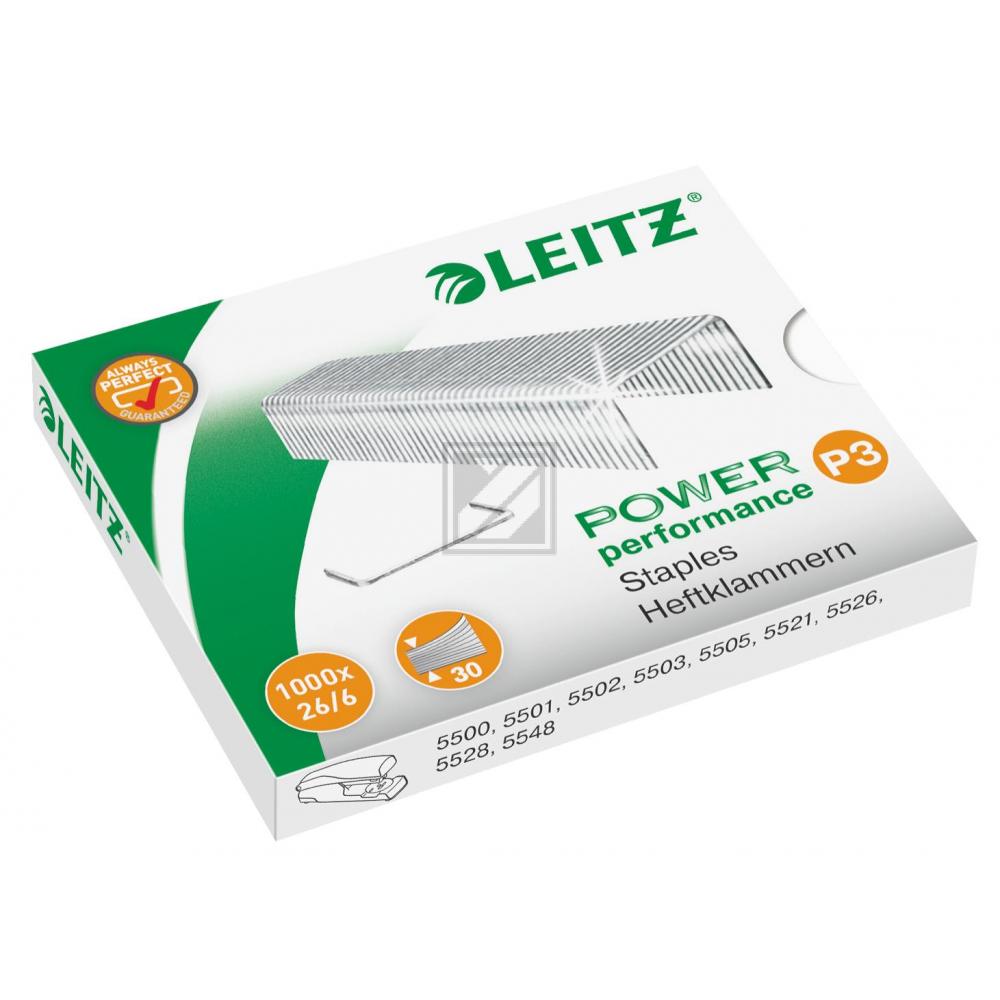 Leitz Heftklammern 26/6 verzinkt Inh.1000