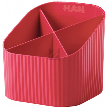 HAN Stifteköcher Re-LOOP N291425 rot 4 Fächer