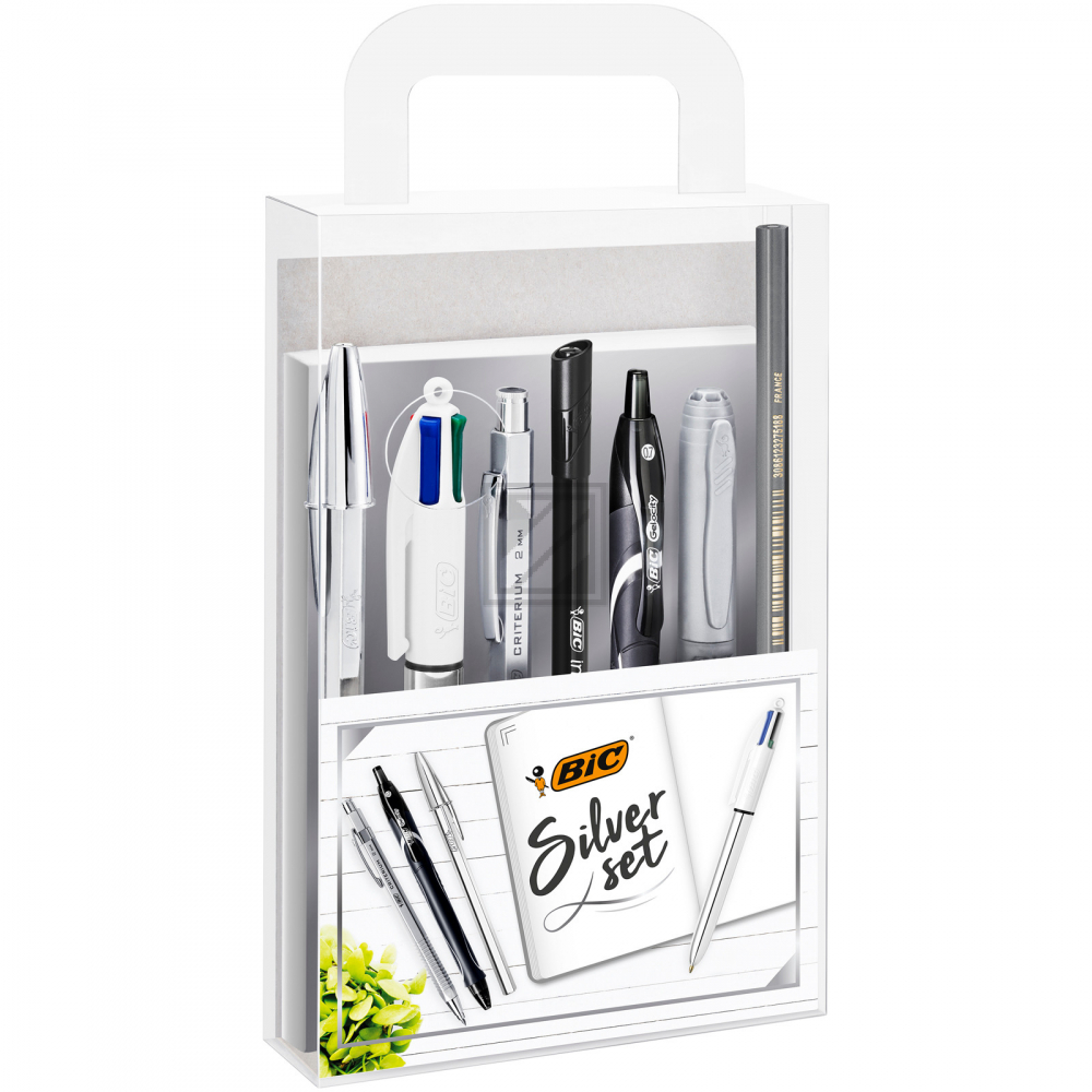 BIC Schreibset Silver Kit 9576121 7 Stück ass.