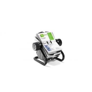 DURABLE Rollkartei VISIFIX FLIP 248101 schwarz, f.400 Karten 104x72mm