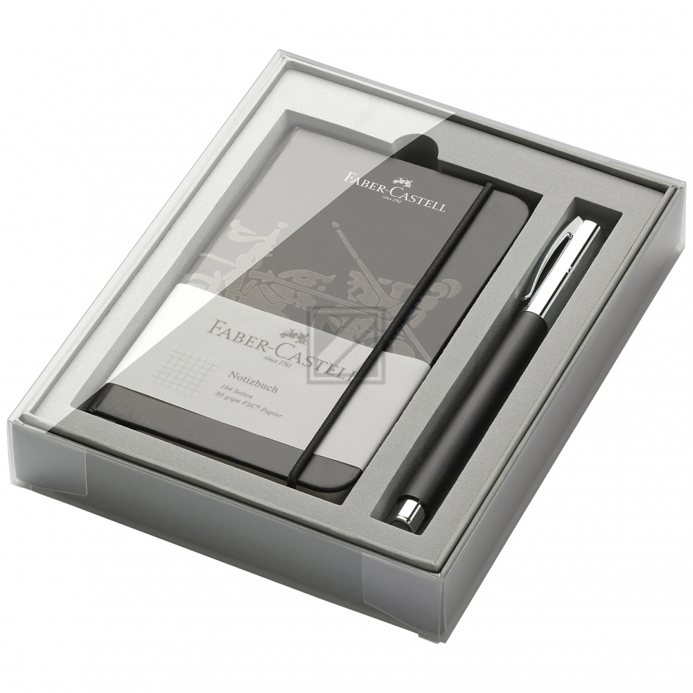 FABER-CA Rollerball Set Ambition 149624 schwarz