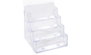 EXACOMPTA Visitenkartenhalter 71158D transparent 102x109x107mm