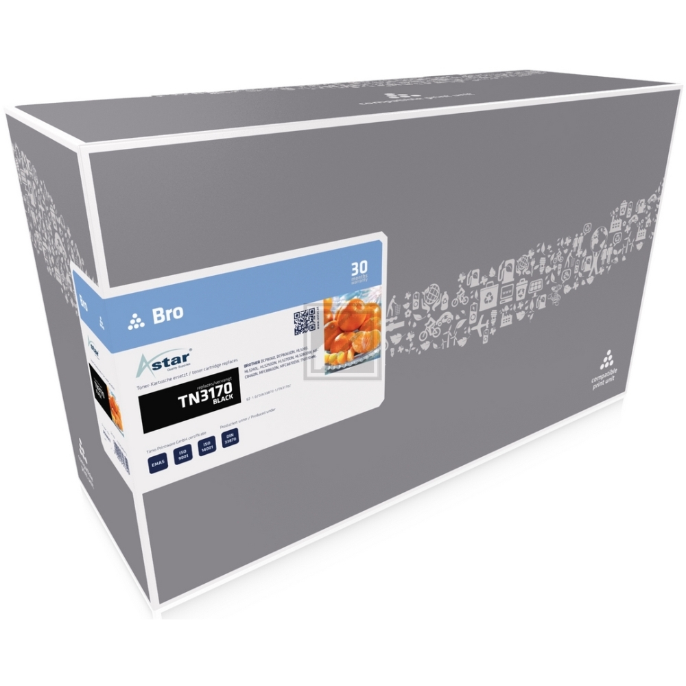 Astar Toner-Kit schwarz HC (AS10317) ersetzt TN-3170