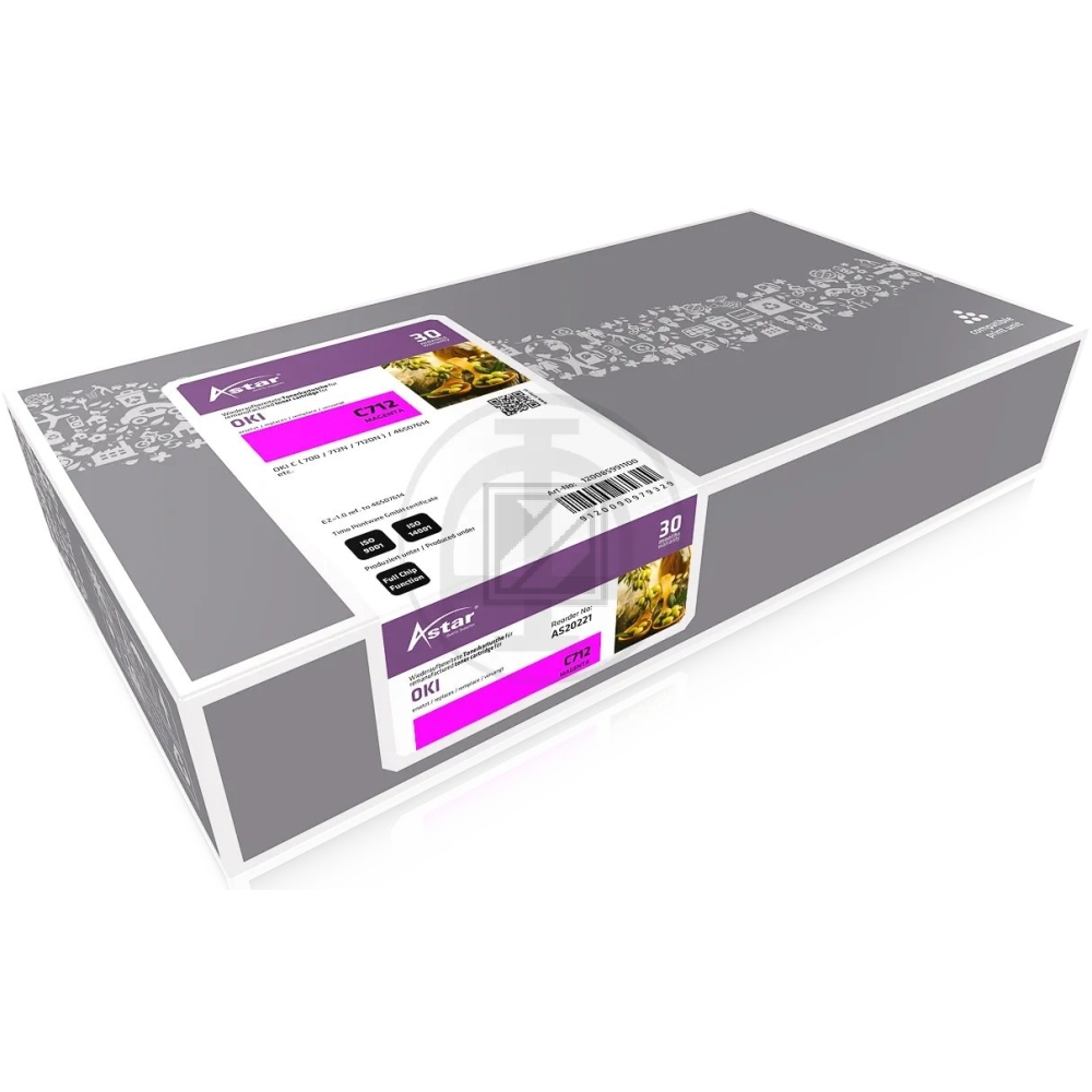 Astar Toner-Kit magenta (AS20221) ersetzt 46507614