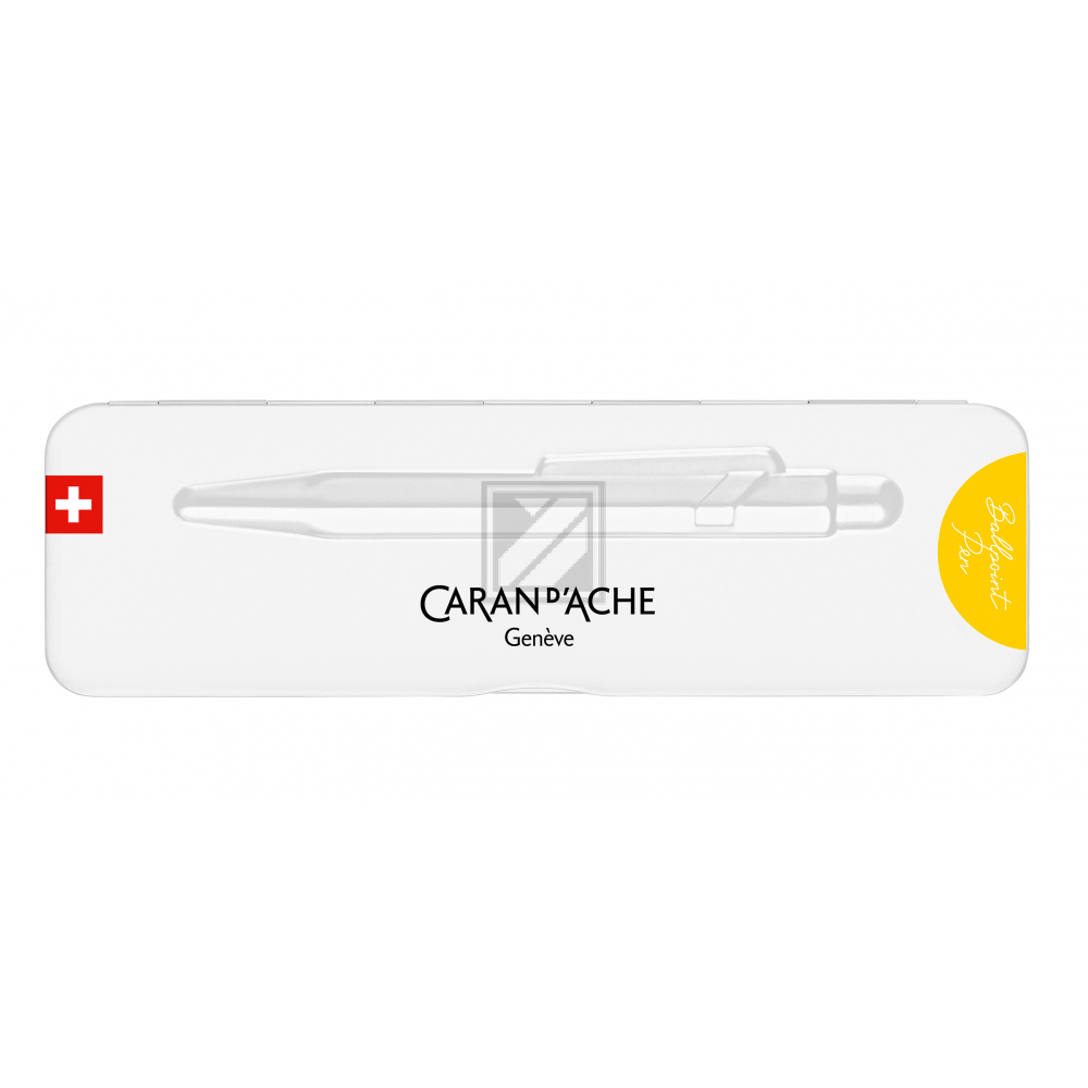 CARAN D'A Kugelschreiber 849 Colormat-X 849.743 gelb, Slimpack