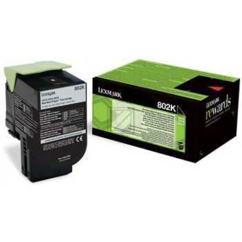 Lexmark Toner-Kit Corporate schwarz (80C20KE, 802KE)