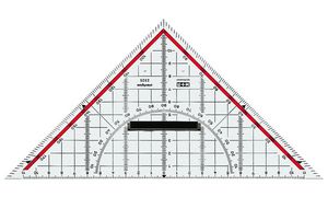 M+R Geometriedreieck 17cm 723180100 abnehmb.Griff Acryl