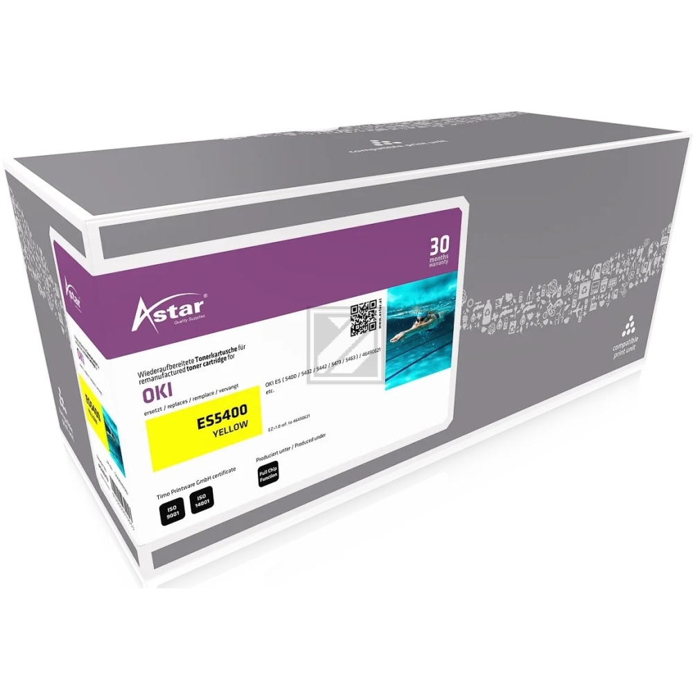 Astar Toner-Kit gelb (AS20213) ersetzt 46490621