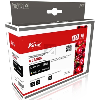 Astar Tintenpatrone cyan/magenta/gelb, schwarz HC (AS70729) ersetzt PG-560XL, CL-561XL