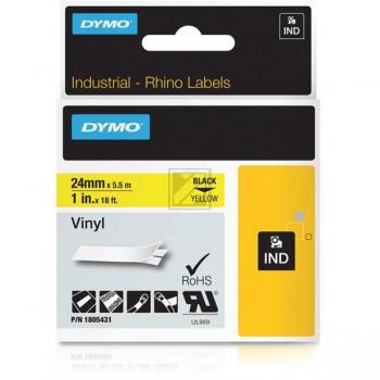1805431 DYMO IND 24mm SCHWARZ-GELB