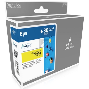 Astar Tintenpatrone gelb HC (AS15389) ersetzt T7904